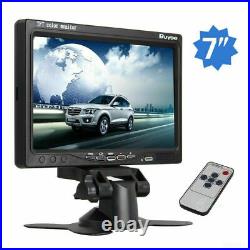 7 Quad Monitor 4x 4pin backup camera For Truck RV Caravan 360 Rear view Reverse