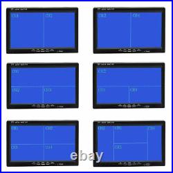 7 Quad Monitor 4x Side View Backup Camera Parking Night Vision For RV Truck Bus 7 Quad Monitor 4x Side View Backup Camera Parking Night Vision For RV Truck Bus