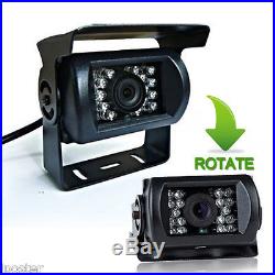 7 Quad Monitor DVR SD Recorder Side Rear View Camera System For Truck Trailer