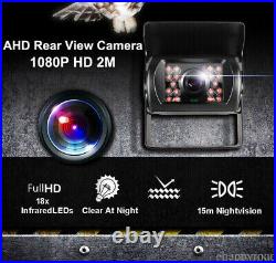 7'' Quad Monitor Screen DVR Backup Rear Side Front View Camera for Truck Trailer