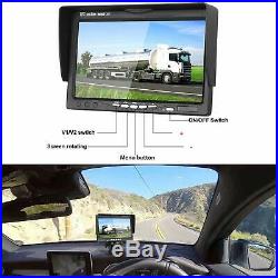 7 Quad Monitor Split screen 4x 4PIN 18 IR CCD Color Rear View Camera For Truck 7 Quad Monitor Split screen 4x 4PIN 18 IR CCD Color Rear View Camera For Truck