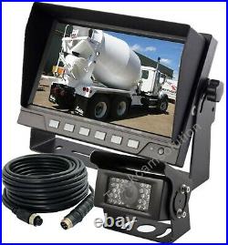 7 Rear View Backup Cab Camera System For Skid Steer, Rv, Truck, Heavy Equipment