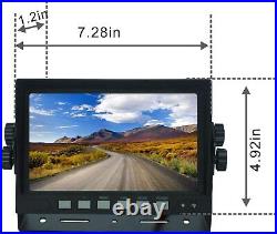 7 Rear View Backup Cab Camera System For Skid Steer, Rv, Truck, Heavy Equipment