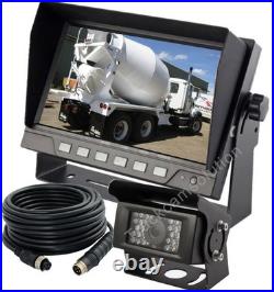 7 Rear View Backup Cab Camera System For Skid Steer, Rv, Truck, Heavy Equipment