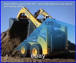 7 Rear View Backup Cab Camera System For Skid Steer, Rv, Truck, Heavy Equipment