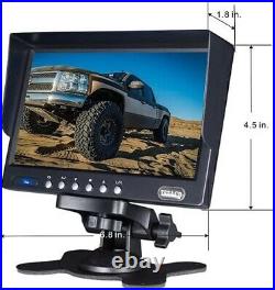 7 Rear View Backup Camera Cab Observation System For Skid Steer/heavy Equipment