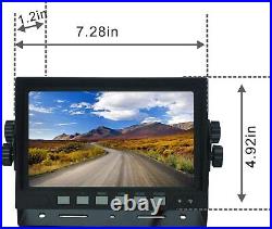 7 Rear View Backup Reverse Camera System For Skid Steer, Rv, Forklift, Heavy Truck