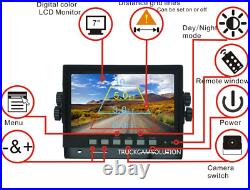7 Rear View Backup Reverse Camera System For Skid Steer, Rv, Forklift, Heavy Truck 7 Rear View Backup Reverse Camera System For Skid Steer, Rv, Forklift, Heavy Truck