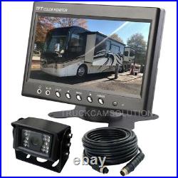 7 Rear View Backup Reverse Camera System For Skid Steer, Rv, Tractor, Trucks