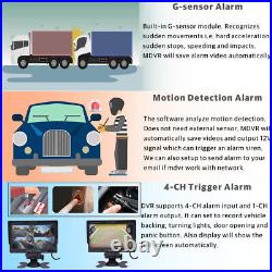 7 Screen 1080P 4TB Hard Disk Truck DVR MDVR Video Record Side Rear View Camera 7 Screen 1080P 4TB Hard Disk Truck DVR MDVR Video Record Side Rear View Camera