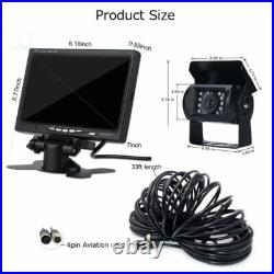 7 Split Screen Car Monitor 4x 4PIN IR Rear View Backup Cameras 4x 10m For Truck 7 Split Screen Car Monitor 4x 4PIN IR Rear View Backup Cameras 4x 10m For Truck
