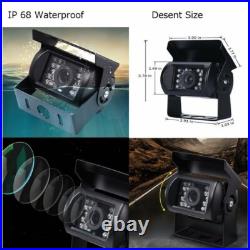 7 Split Screen Car Monitor 4x 4PIN IR Rear View Backup Cameras 4x 10m For Truck 7 Split Screen Car Monitor 4x 4PIN IR Rear View Backup Cameras 4x 10m For Truck