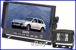 7 Tft LCD & CCD Wide Angle 120 Degree Rear View Backup Camera System 18 Ir Leds