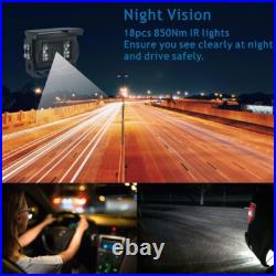7 Wired Rear View Backup Camera System 1080P AHD with Audio, Parking Line 7 Wired Rear View Backup Camera System 1080P AHD with Audio, Parking Line