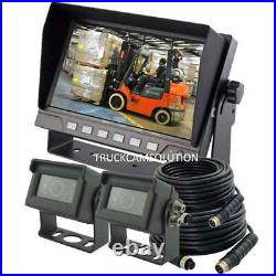 7 Wired Rear View Backup Reverse 2-camera System For Skid Steer, Truck, Trailer 7 Wired Rear View Backup Reverse 2-camera System For Skid Steer, Truck, Trailer