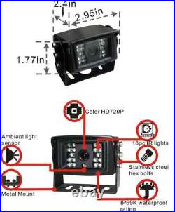 7 Wired Rear View Backup Side Camera System For Truck, Motorhome, Forklift