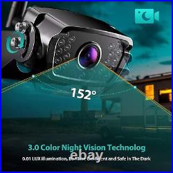 7 Wireless Backup Camera System Rear Side View Camera Monitor Night Vision