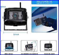 7 Wireless Backup Rear View Camera 1080P System Monitor Night Vision RV Truck