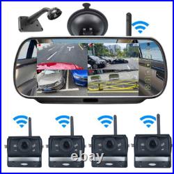 7'' Wireless DVR Monitor 4 Reverse Backup Wifi Camera Rear View For Truck Bus RV