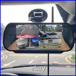 7'' Wireless DVR Monitor 4 Reverse Backup Wifi Camera Rear View For Truck Bus RV