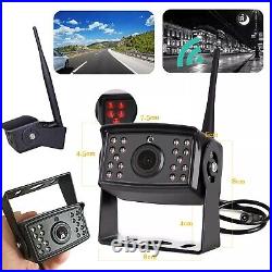 7 Wireless DVR Monitor Forklift Front View Camera Rear View Cam 9600MA Battery