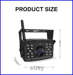 7 Wireless DVR Monitor Forklift Front View Camera Rear View Cam 9600MA Battery
