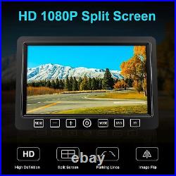 7'' Wireless Monitor Car Rear View Backup Camera 1080P Digital Touch System Back