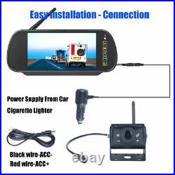 7 Wireless Monitor DVR Reversing Backup Camera Rear View for Caravan RV Truck 7 Wireless Monitor DVR Reversing Backup Camera Rear View for Caravan RV Truck