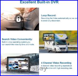 7-inch Truck and RV Monitor DVR AHD 1080P Side and Rear View Camera System