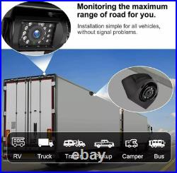 7-inch Truck and RV Monitor DVR AHD 1080P Side and Rear View Camera System