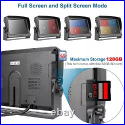 7-inch Truck and RV Monitor DVR AHD 1080P Side and Rear View Camera System