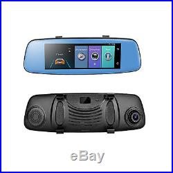 8'' 4G 1080P Auto DVR Camera GPS Wifi Android 5.1 Car Rear View Mirror Dash Cam