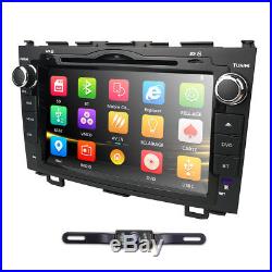 8 Car DVD Player GPS Navi Stereo fit for Honda CRV 2008-2011+Rear View Camera