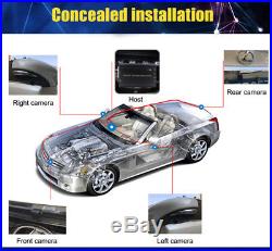8 in 1 Car 360° 3D Surround View Driving System DVR with 4x Camera Night Vision