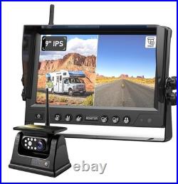 9 1 ch DVR Monitor Magnetic Standby Mode Solar Wireless Backup Camera RVs Truck