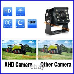9 2CH IPS Split Monitor+ 2 x 4Pin AHD 1080P Car Rear View Backup Camera SD DVR