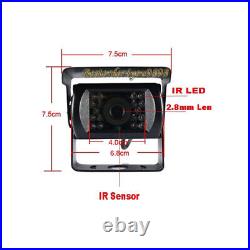9 4CH Monitor Car Bus Truck Backup Reverse System + 4x IR Rear View Camera Kit 9 4CH Monitor Car Bus Truck Backup Reverse System + 4x IR Rear View Camera Kit