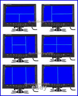 9 4CH Monitor Car Bus Truck Backup Reverse System + 4x IR Rear View Camera Kit 9 4CH Monitor Car Bus Truck Backup Reverse System + 4x IR Rear View Camera Kit