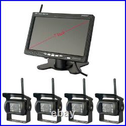 9 7 Wireless Rear View Camera System Monitor Night Vision For RV Truck Bus