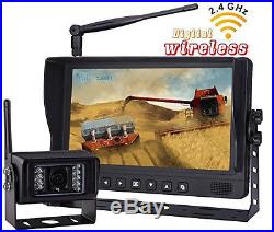 9 DIGITAL WIRELESS AGRICULTURE REAR VIEW BACKUP CAMERA SYSTEM, NO INTERFERENCE