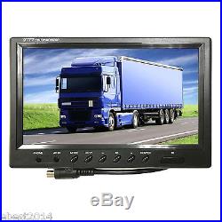 9 Hd Monitor Rear View Backup Reverse Camera System Safety For Truck Tractor Rv