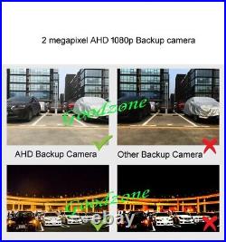 9 IPS Rear View DVR Monitor + AHD 1080P 8 LED Backup Camera RV Bus Truck 5m/15m