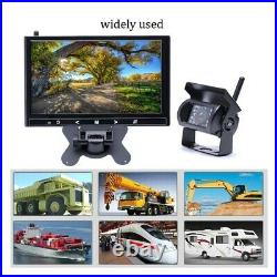 9 Monitor + 4 X Wireless Rear View Backup Cameras Night Vision For RV Truck Bus