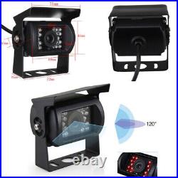 9 QUAD SPLIT MONITOR SCREEN 4x REAR VIEW BACKUP CCD CAMERA SYSTEM FOR TRUCK RV