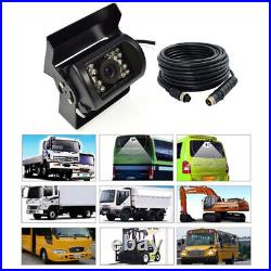 9 QUAD SPLIT MONITOR SCREEN 4x REAR VIEW BACKUP CCD CAMERA SYSTEM FOR TRUCK RV