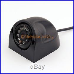 9 Quad Split Screen Monitor Truck Trailer Backup Camera Rear View Camera System