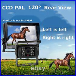 9 Quad Monitor 4PIN CCD Color Backup Camera for Truck Agriculture Machine
