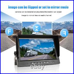 9 Quad Monitor DVR Loop Recording 4x 1080P Front Side Rear View Camera Truck RV 9 Quad Monitor DVR Loop Recording 4x 1080P Front Side Rear View Camera Truck RV