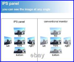 9 Quad Monitor DVR Video Recorder + 4x Side Rear View Backup Camera For Truck