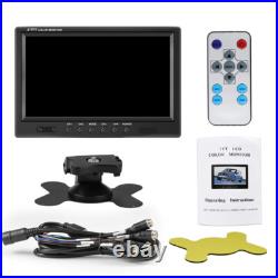 9 Quad Split Monitor Screen +2X Rear View Backup Camera System For Bus Truck RV